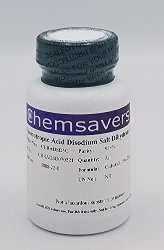 Chromotropic Acid Disodium Salt Dihydrate, ACS, 99.7%, Certified, 5g