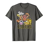 Disney The Muppets I'm That Loud Vintage Animal Collegiate T-Shirt