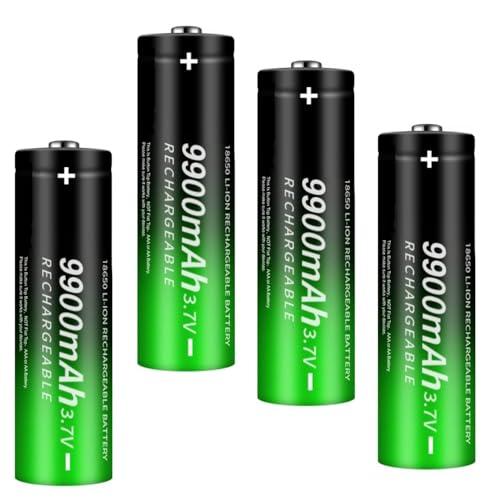 CBJJ 18650 3.7V 9900mAh Lithium-ion Battery 4-Pack