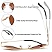 Pro Acme Polarized Aviator Kids Sunglasses for Girls Boys Age 3-18, Petite Aviator Frame for Small Face Juniors, 52MM