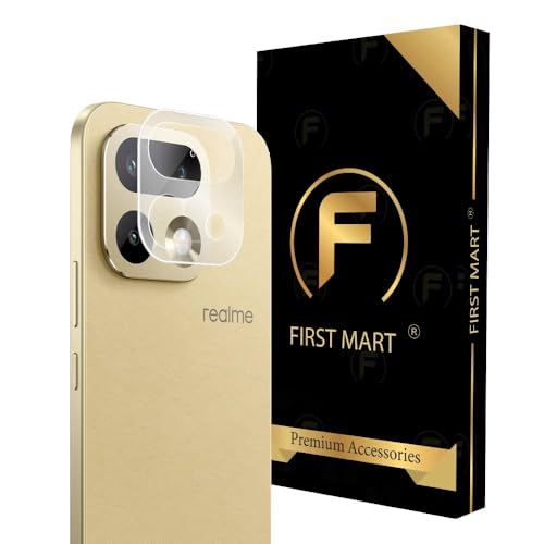 Image of FIRST MART Camera Lens Protector for Realme 16 Pro | 9H Tempered Glass, HD Clear, Scratch Resistant, Anti-Fingerprint, Case-Friendly | Crystal Clear, Pack of 1