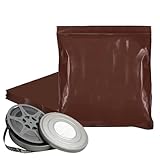 PUREVACY Amber Storage Bags with Zipper, 12 x 12 Inch Reclosable Plastic Zip Bags, 3 Mil UV Protection Poly Bag for Organizing, Packaging, Pills and Small Parts, Pack of 100