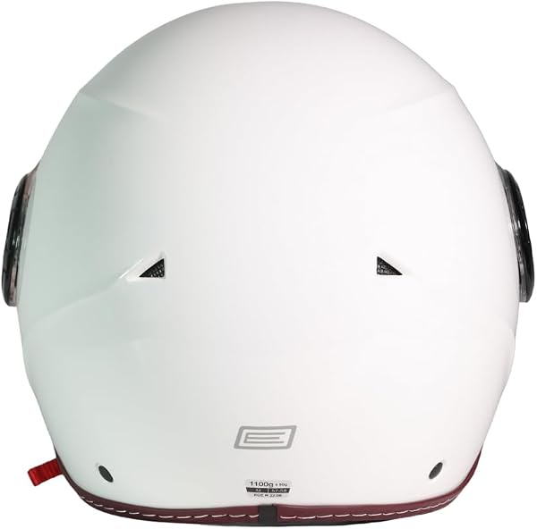 ORIGINE Casco de Moto Jet Homologado ECE 22.06, Casco Urbano para Scooter Ligero y Compacto con Visera Transparente Larga - 5
