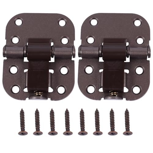 ELAYARD Bisagra de Puerta Plegable de Metal 2 Piezas con Tornillos para Persianas y Puertas de Madera Resistente Oxidación Herrajes para Persianas Uso en Mejoras del Hogar