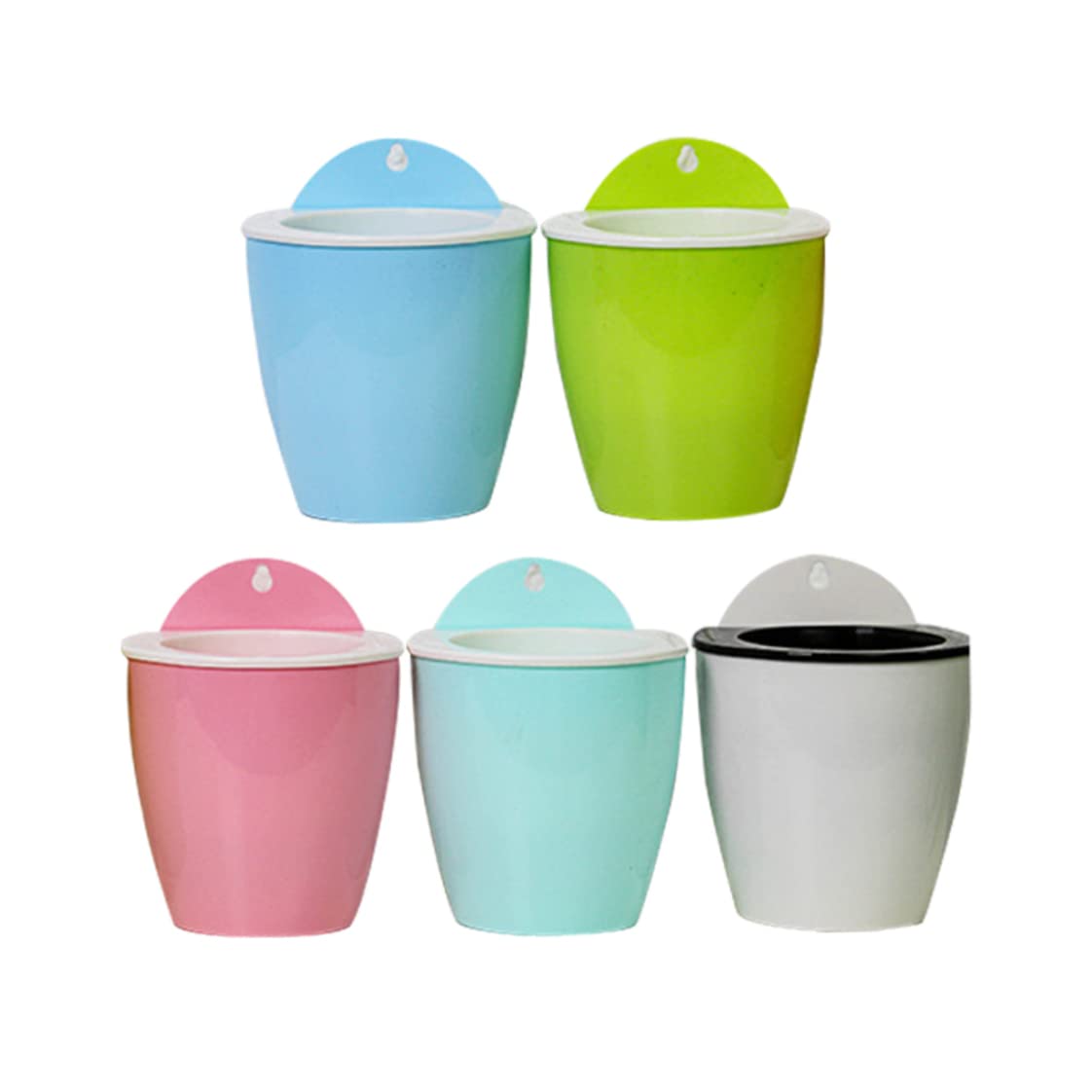 Petit pot de fleur plastique suspendu pour éviter le dessèchement des plantes