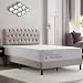 Empyrean Bedding Fitted Sheet Only – 1 Piece Bottom Sheet for Standard Mattress Height – 110 GSM Thick & Soft Microfiber Fabric - Exclusive Tight Fit Smart Corner Straps - King, Silver Light Gray