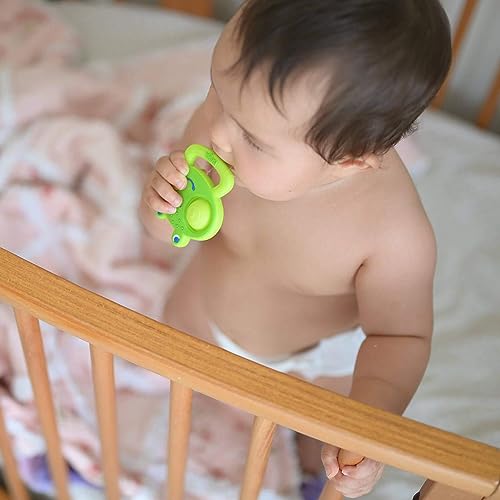 Haba Popping Frog Silicone Baby Fidgeting And Teething Toy #TOP4