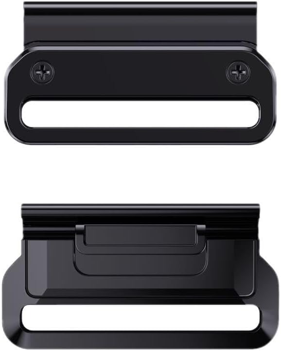26mm Quick Fit Adapter for Watch Band Compatible with Garmin Fenix 7X/6X/6X Pro/5X/5X Plus/3 - Premium Metal Watch Band Accessories (26mm, Black) image 4