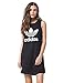 adidas Originals Women's Trefoil Tank Dress, Black/White, S