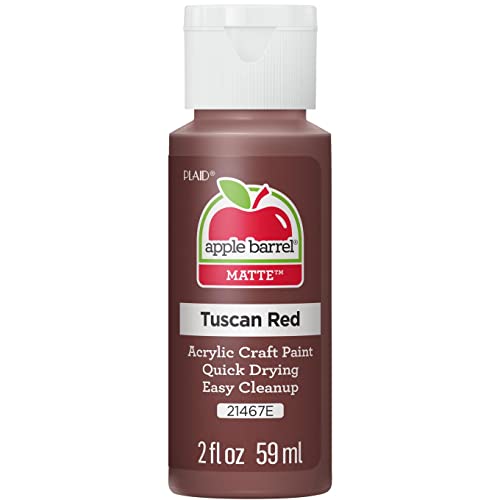 Apple Barrel Acrylic Paint Tuscan Red 2oz
