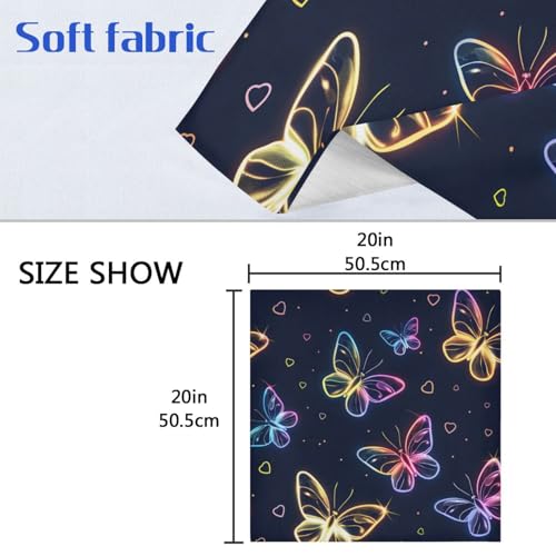 Servilletas de Tela Multicolor Set x6 20x20 pulgadas miniatura 6
