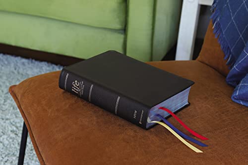 Niv, Life Application Study Bible, Third Edition, Genuine Leather, Cowhide, Black, Art Gilded Edges,