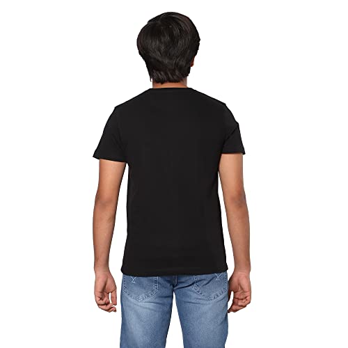 Image of TeenTrums Teenagers Boys Tshirt 100% Cotton Casual Wear Round Neck Half Sleeve Cool Graphic Printed T-Shirt for Boys