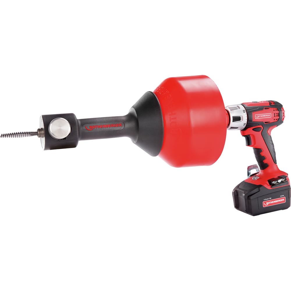 ROTHENBERGER ROSPIMATIC CL Rohrreinigungs Grundgerät, 8mm Spiraldurchmesser, 0m-7.5m Arbeitsbereich Länge | 1000002298 | Grundgerät, Rohreiniger, Rohrreinigung
