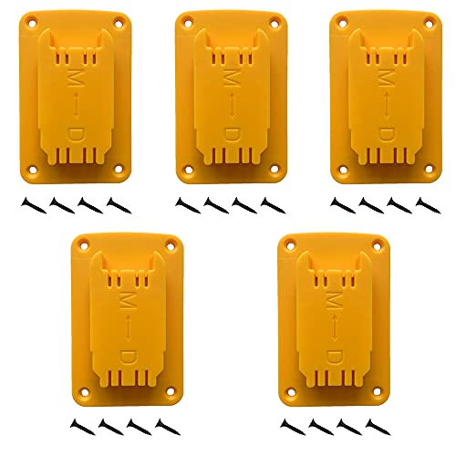 5Packs Tool Holders for Dewalt 20V 12V Drill Tool Mount for Milwaukee M18