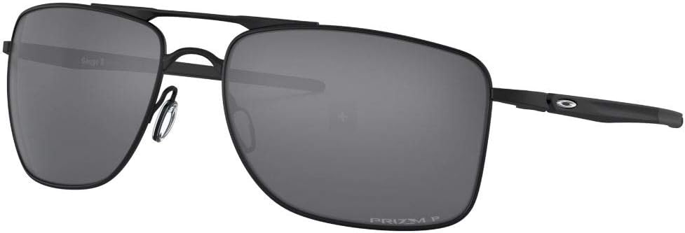 Oakley Gauge 8 Large Sunglasses Matte Black with Prizm Black Polarized Lens 62mm