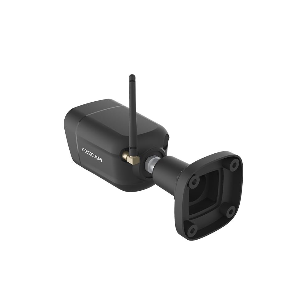 Foscam Cámara IP WiFi de 8 MP QHD para Exteriores con focos y Sirena V8P Negra