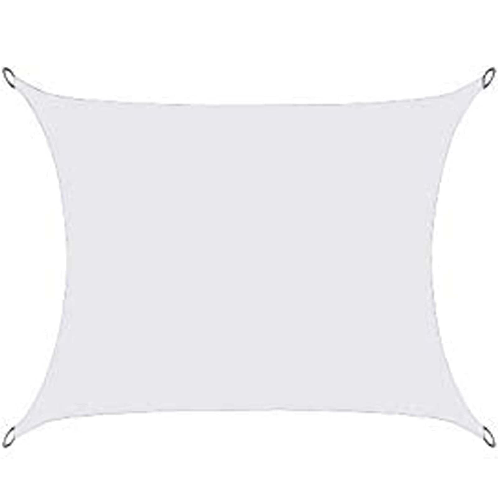 GJZQDKX Rectangular HDPE Sun Shade Sail - Breathable & Water-Resistant - 95% UV Protection for Patio, Garden, Balcony - Sunshade Canopy with Fixing Ropes