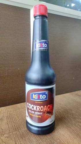 Image of Kitto Cockroach Spray, Eco-Friendly Anti Roach Gel,Non-Toxic,Fast and Convenient for Home, Kitchen, and Office, Human & Pet Friendly with Refreshing Fragrance,(500 ml-Pack of 1)