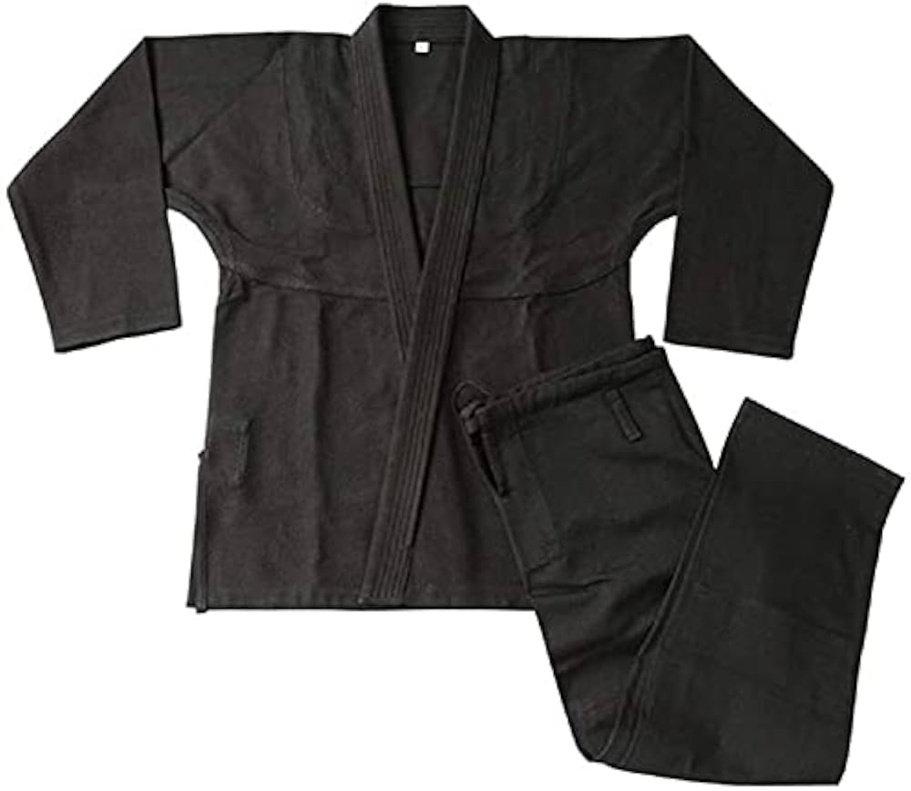 ブラジリアン　柔術着　黒色　１３５cm Amazon | 【ブラジリアン柔術着】柔術衣3点セット（ブラック