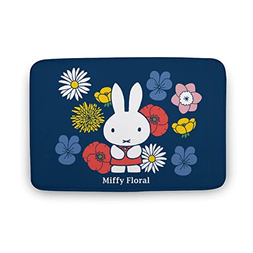 ミッフィー バスマット 速乾 洗える お風呂マット 滑り止め お風呂マット 足拭きマット 吸水 浴室足ふきマット キャラクター 湯上がりマット 洗面所 洗濯 脱衣場 キッチン 玄関 トイレ やわらかマット 15.7"x23.6"