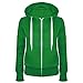 BXJX Women Fall Hoodies Long Sleeve Full Zip Up Sweatshirts Jackets Casual Comfy Fall Outfits Winter Clothes 2024 2024 fall fashion trends women Green L