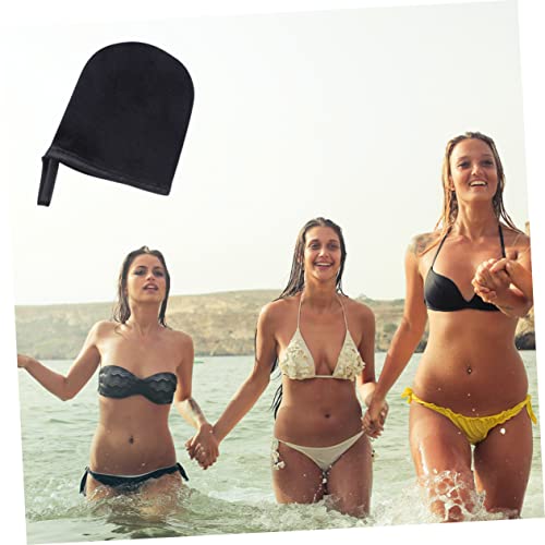 DOITOOL 2 Unidades Luvas de spa flocadas bronzeadas luvas bronzeadas sem sol luva bronzeadora Luvas