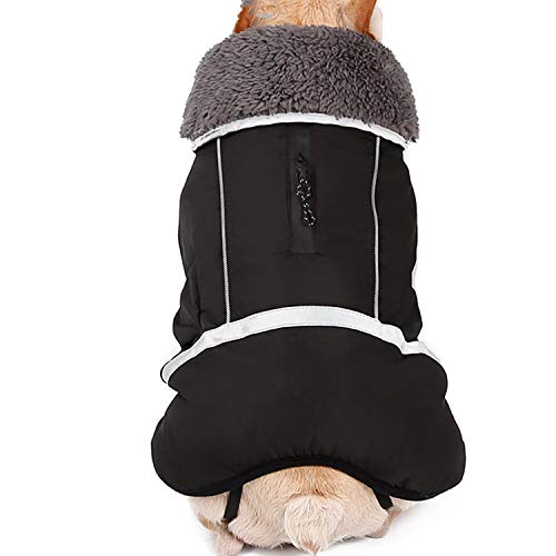 Lovepet Dog Clothing Waterproof Reflective Warm Clothing Dog Buckle Clothes Pet Autumn And Winter Thick Jacket Big Dog 4 Pcs #TOP5