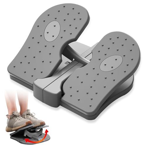 Escalera Paso A Paso, Máquina Paso A Paso para Pies Mini Entrenador Paso A Paso Plegable Fitness Paso A Paso para Oficina En Casa(Gris)