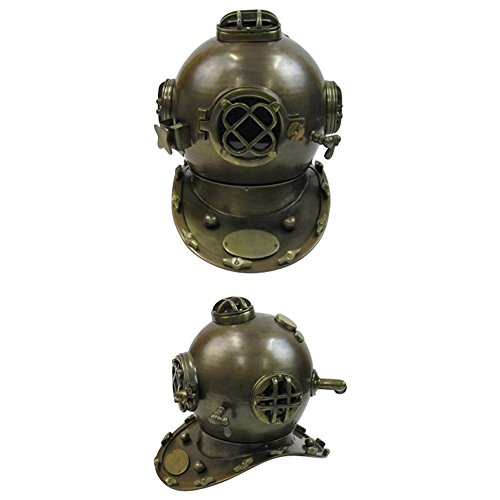 Aluminum Divers Helmet Mark Five - Antique Finish Outdoor Camping Gear