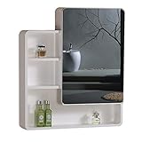 ★ 【Speicher Funktion】 Wenn Sie zu viele Dinge in Ihrem Badezimmer haben, und Sie nicht wissen, wo sie zu setzen, müssen Sie einen Spiegelschrank kaufen, um sie zu organisieren.Es können Sie speichern Ihre Kosmetik helfen.Sie Ihr Zimmer mehr ordentlich.