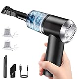 ✅ 【Multifunktions & Rundumreinigung】 Dieser Akku Handstaubsauger ist mit 2 verschiedenen Aufsätzen ausgestattet, um Ihre Reinigungsanforderungen besser zu erfüllen. Die Spaltdüse wird für enge Lücken, Ecken und Flüssigkeitsreste verwendet; Die kleine Staubbürste kann Haare und Staub lösen, der zur besseren Reinigung in Gegenständen steckt.