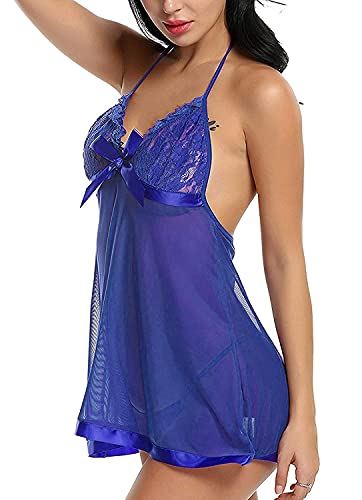 Image of Women Babydoll Lingerie with G -String Panty