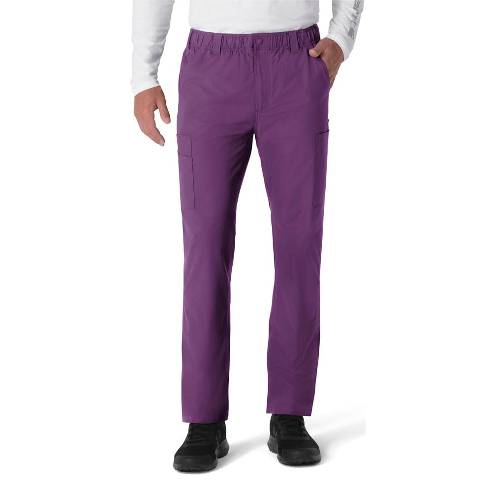 Carhartt Scrubs C56113 Force® Modern Fit Leg Cargo Pant - Medium Regular - Eggplant