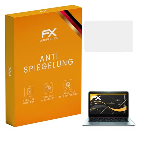 atFoliX Panzerfolie kompatibel mit HP EliteBook Folio 1020 G1 Schutzfolie, entspiegelnde & stoßdämpfende FX Folie (2X)
