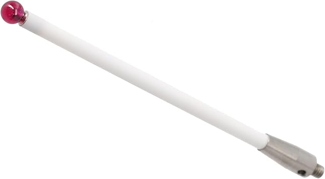 2Pcs CMM Probe Stylus for Renishaw A-5000-3712, 100mm Ceramic Stem with 6mm Ball Tip, Wear Resistant for Coordinate Measuring Machines