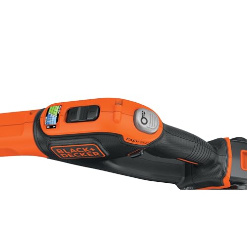 BLACK+DECKER 20V MAX Cordless String Trimmer and Edger, 12 Inch Weed Eater, 2-Speed Control Weed Wacker, 2 Batteries, Charger and Spool Included (LSTE525) by BLACK+DECKER - Image 6