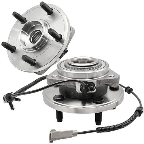 Aspligo 2Pcs 513234 Front Wheel Bearing Hub Assembly Compatible with for Jeep Grand Cherokee 2005-2010, Jeep Commander 2006-2010, 5 Lug W/Abs