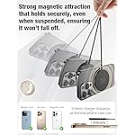 3 in 1 Magnetic Wireless Charging Station, 15W Fast Charger Compatible with iPhone 17/16/15/14/13/12 Series, Apple Watch 9-2/SE, AirPods Pro 3/2/1, for Bedside Desk Travel Home Office (Black) - Image 3