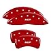 MGP Caliper Covers 16237SMGPRD Red Caliper Cover, Set of 4