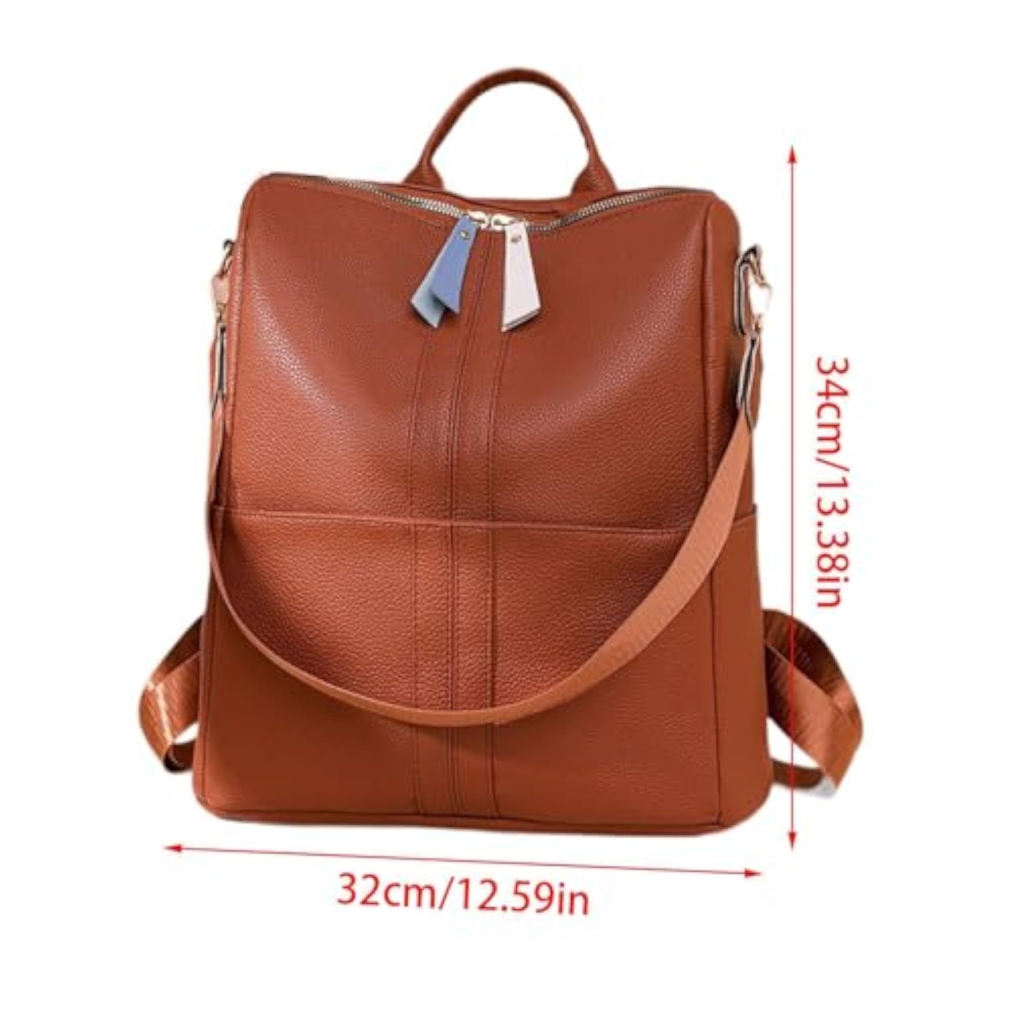 Backpack Utility Modern Compact Casual PU Leather Purse for Gifts