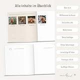 mintkind® Erinnerungsbuch Hund Tagebuch Vier Pfoten & ein ganzes Leben mit Platz für Fotos Geschichten Reisen Geburtstage Lernerfolge Geschenk Hundebesitzer Leinen Einband 96 Seiten