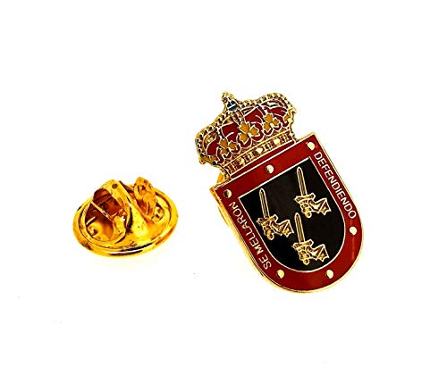 Gemelolandia Pin de lapela veteranos das forças armadas espanholas 22 mm, pinos originais para oferecer, para camisas, roupa ou para a sua mochila, detalhes divertidos
