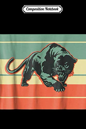 Composition Notebook: Panther Vintage Retro Gifts Journal/Notebook Blank Lined Ruled 6x9 100 Pages