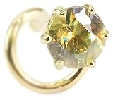 [アトラス] Atrus キャッチナッシャー ピアス 18金 k18 レディース スフェーン 一粒 7月誕生石 片耳 sn