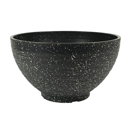 LOVIVER Maceta para Flotación en Jardín, Accesorio para Bonsái, Opción de Regalo, Maceta para Hidroponía, Maceta Acuática para Oficina Y Espacios Interiores, con Punta Gris Oscuro, 30 centímetros