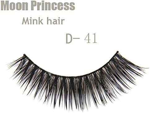 Handmade D-41 luxurious 100% Real Mink 3D Cross False eyelashes fake eye lashes makeup