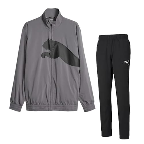 PUMA フード付きジャージ XL グレー/水色 PUMA フード付きジャージ XL