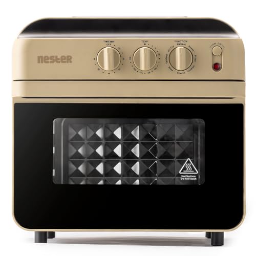 NESTER Full Stack SS304 Stainless Steel Air Fryer Oven 16L | 1750W Steam + Air Fry | Multi-Function - Air Fryer, Reheat, Bake, Toast, Cookies, Pizza,...