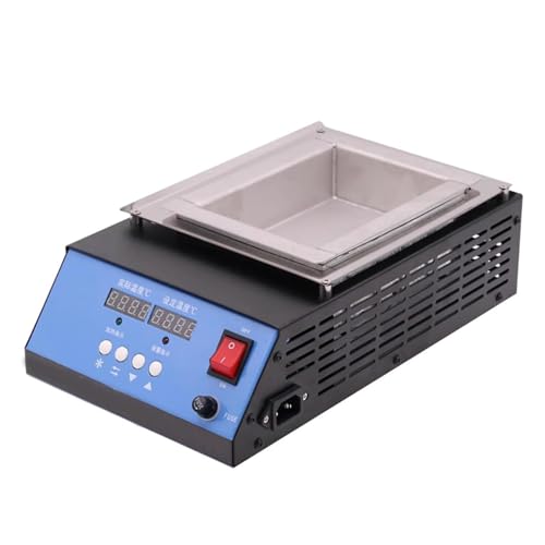 Solder Melting Pot 1000 W bezołowiowy tytan regulowana temperatura 30-400℃ pojemność 5700 g do spawania lutowania i kąpieli lutowniczej